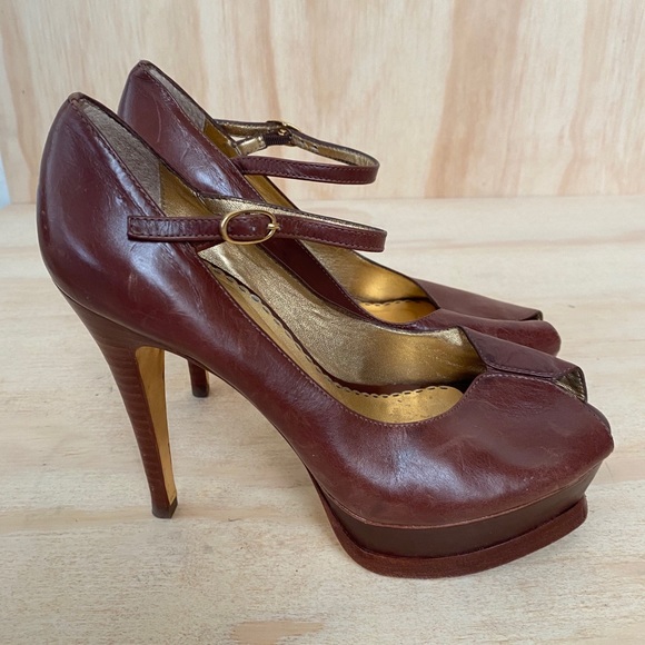 bebe Shoes - Bebe Brown Heels